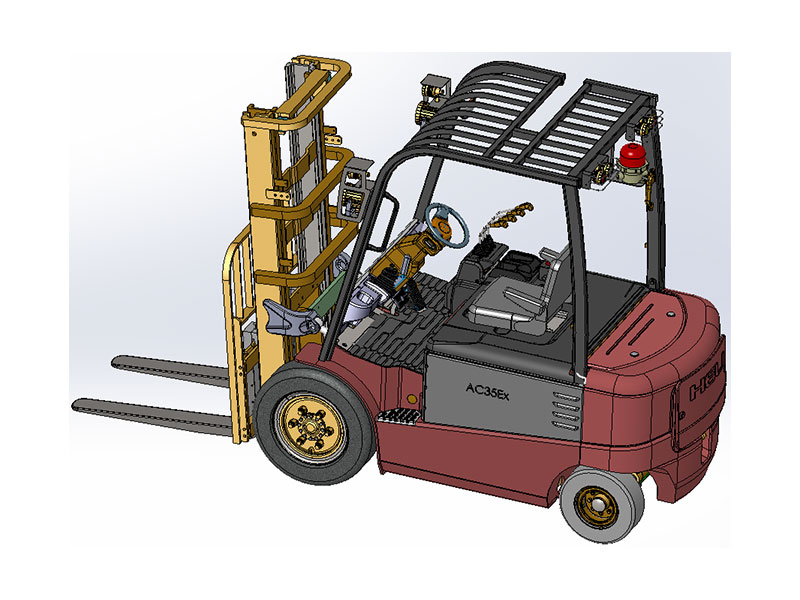 G系列3-3.5吨防爆蓄电池平衡重式叉车（ⅡC，铅酸动力）